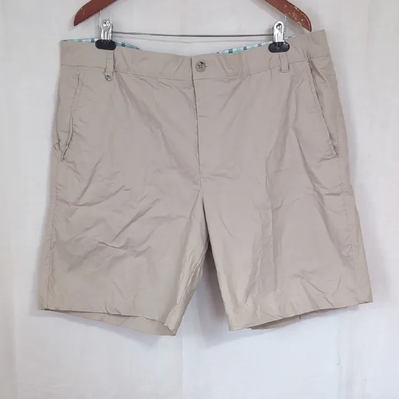 Columbia Men's PFG Bonefish Khaki Shorts Size 42 - 9" Inseam - Picture 1 of 6